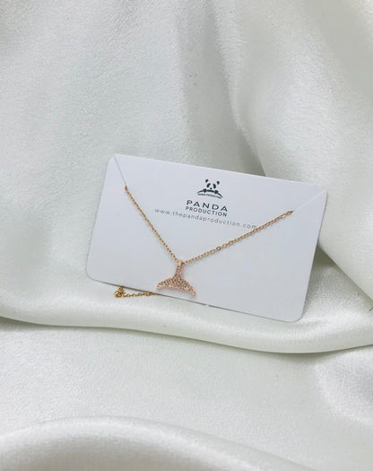 Rose Gold Fishtail Pendant