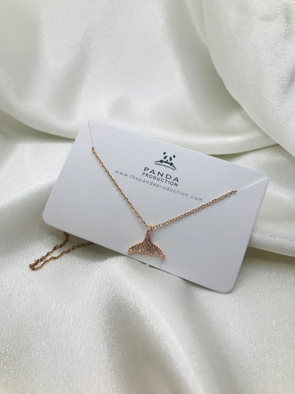 Rose Gold Fishtail Pendant
