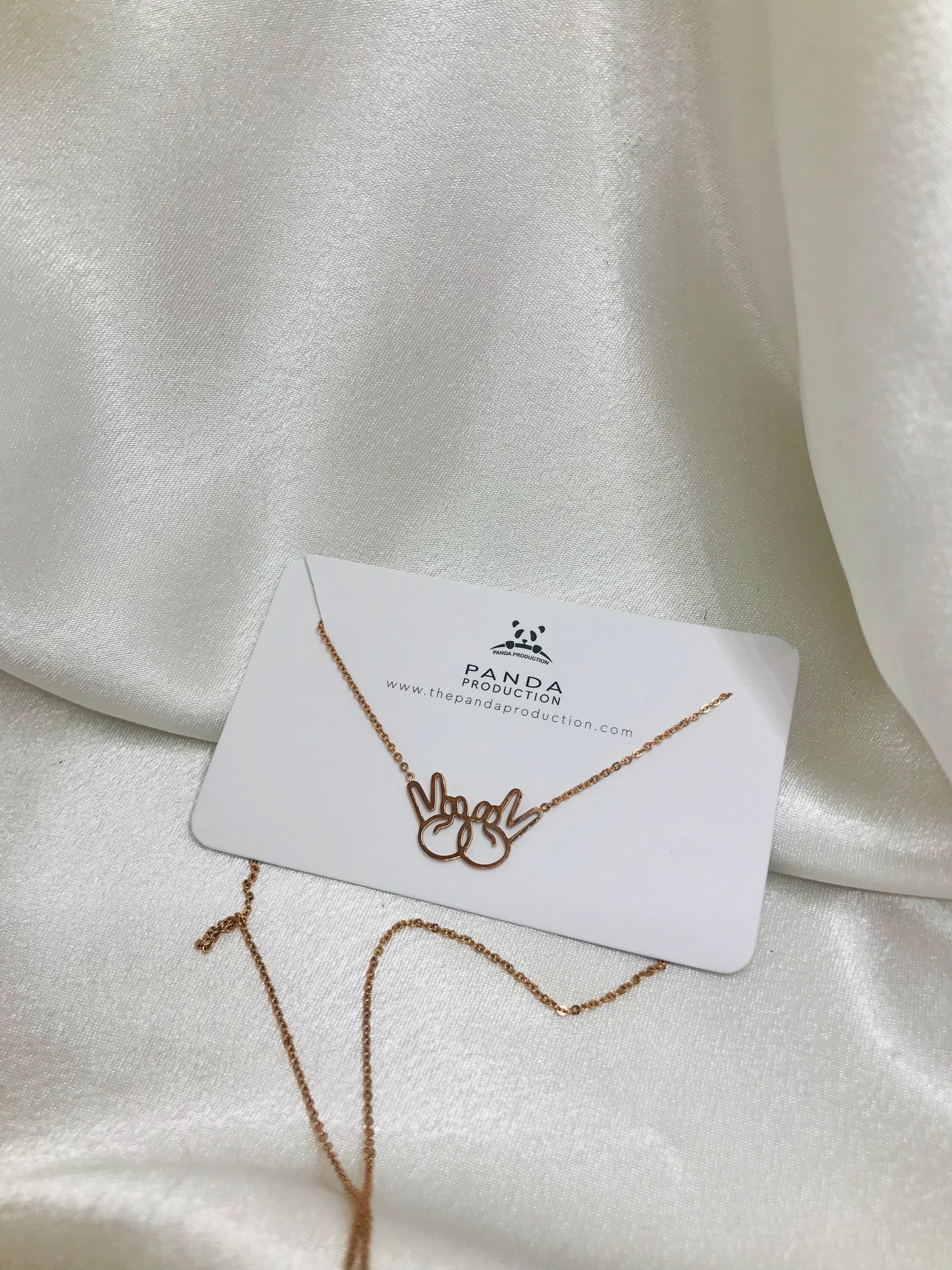 Victory Hands Gold Pendant