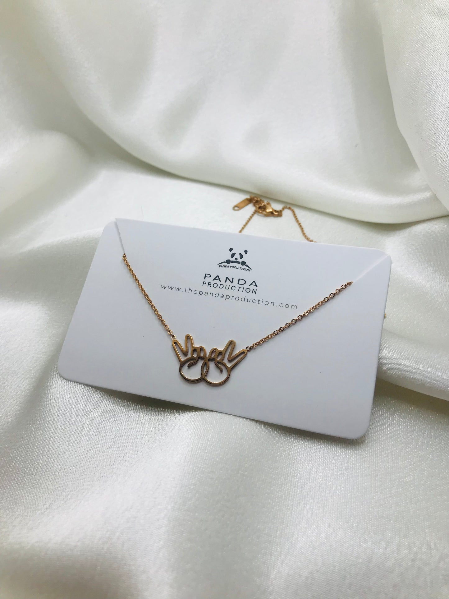 Victory Hands Gold Pendant