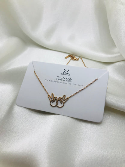 Victory Hands Gold Pendant