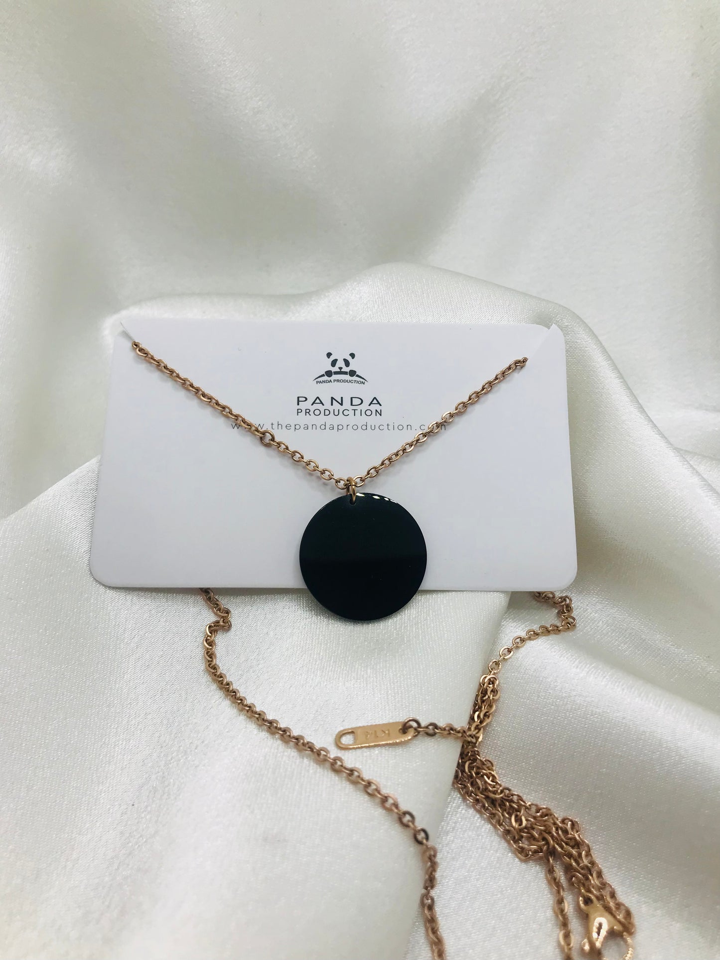 Black Circle Pendant