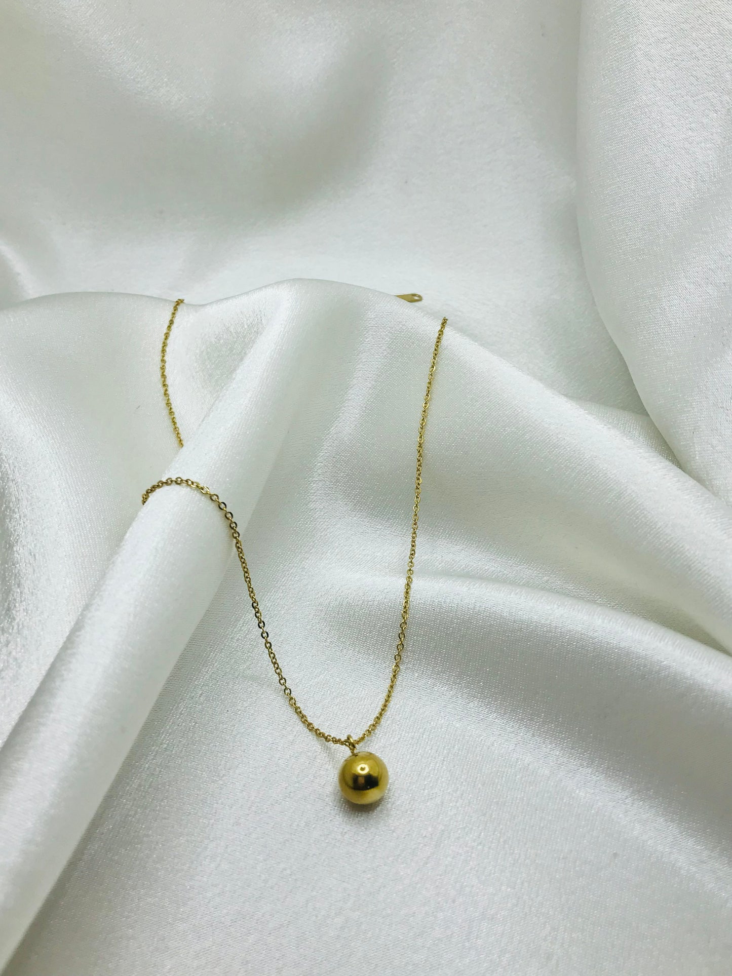 Gold Ball Pendant