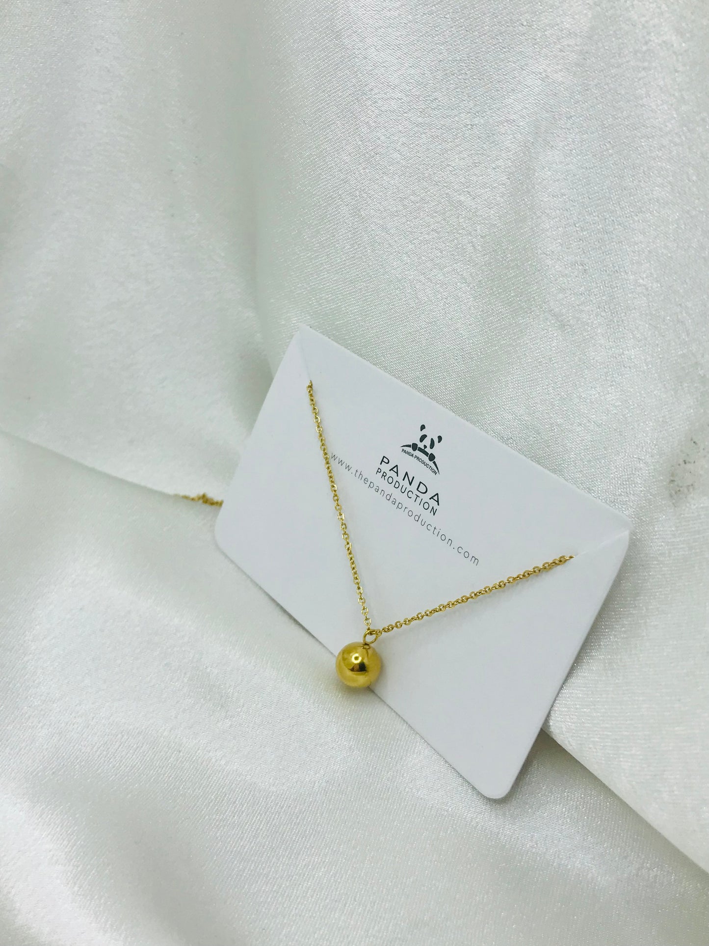 Gold Ball Pendant