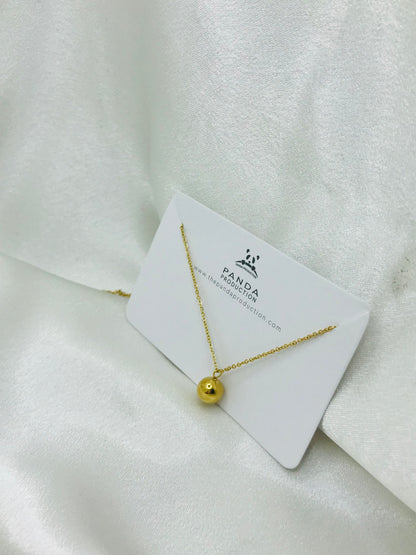 Gold Ball Pendant