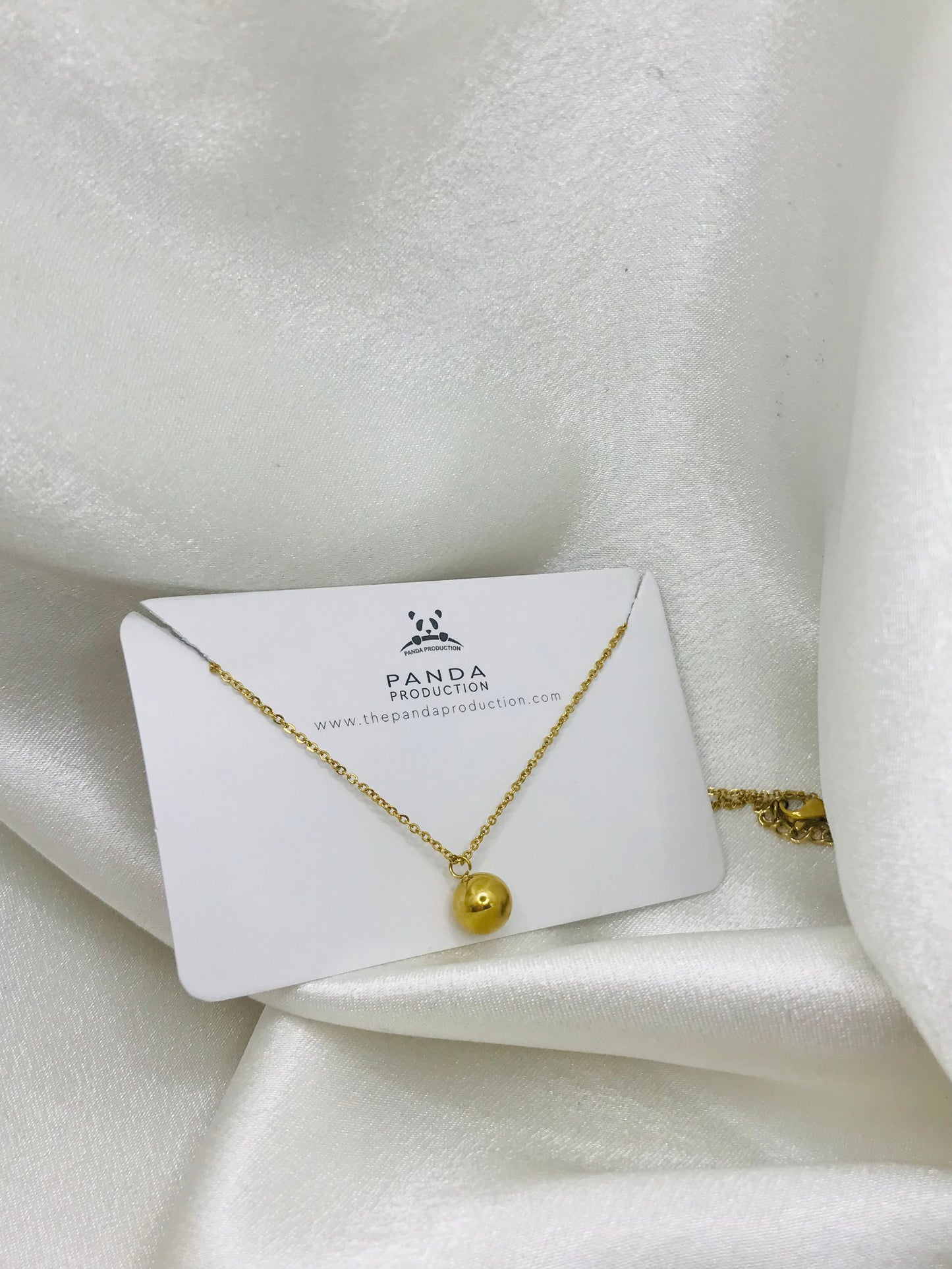 Gold Ball Pendant