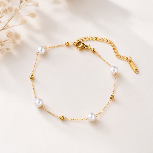 Pearl Chain Bracelet