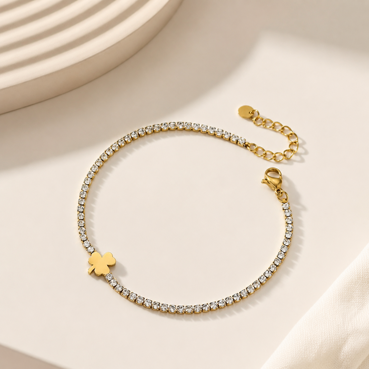Clover Tennis Bracelet