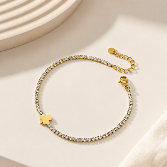 Clover Tennis Bracelet