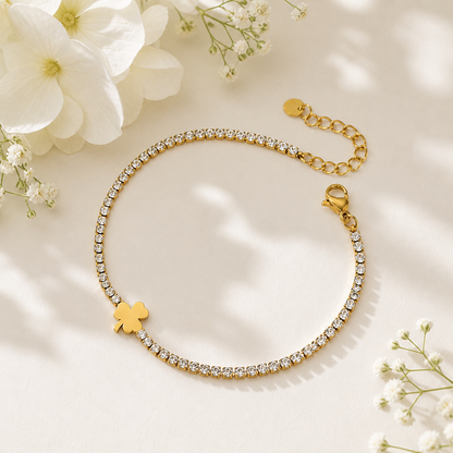 Clover Tennis Bracelet