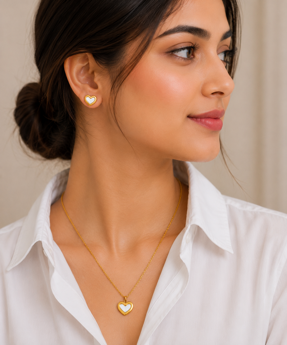 Ivory Heart Set