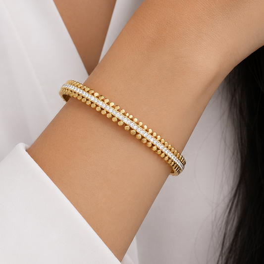 Crystal Edge Bangle