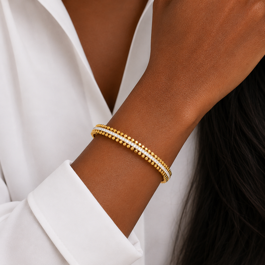 Crystal Edge Bangle