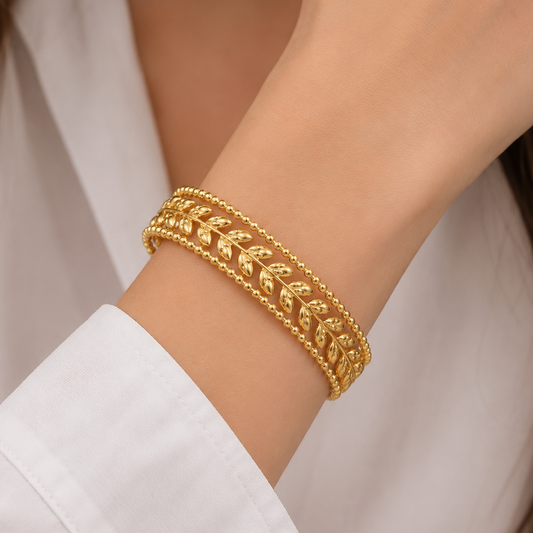 Leaf Vine Bangle