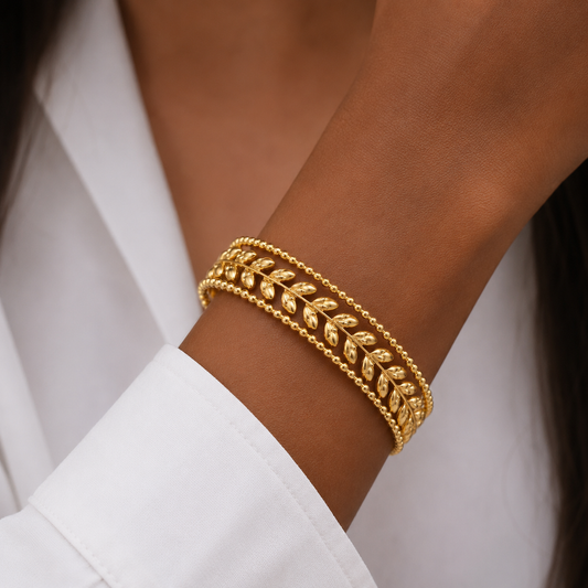 Leaf Vine Bangle
