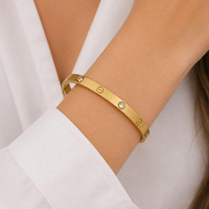 Luxe Crystal Bangle