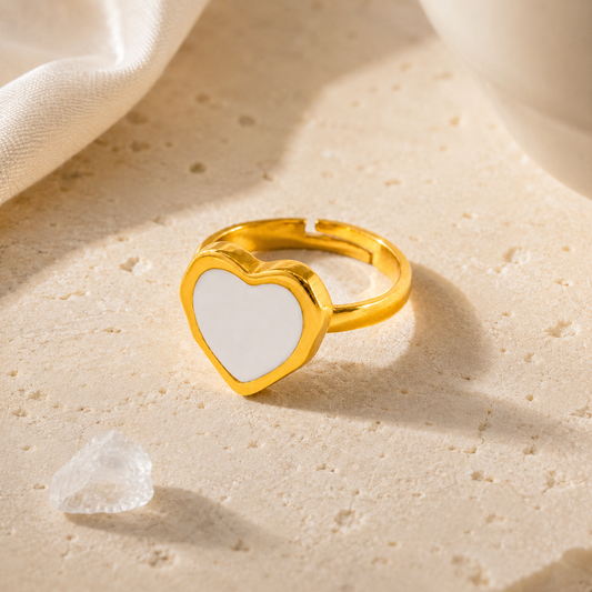 Ivory Heart Ring