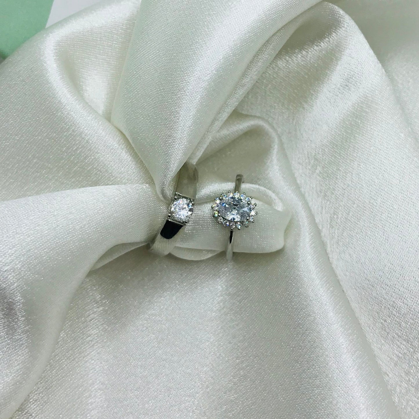 Matching Silver Ring Set