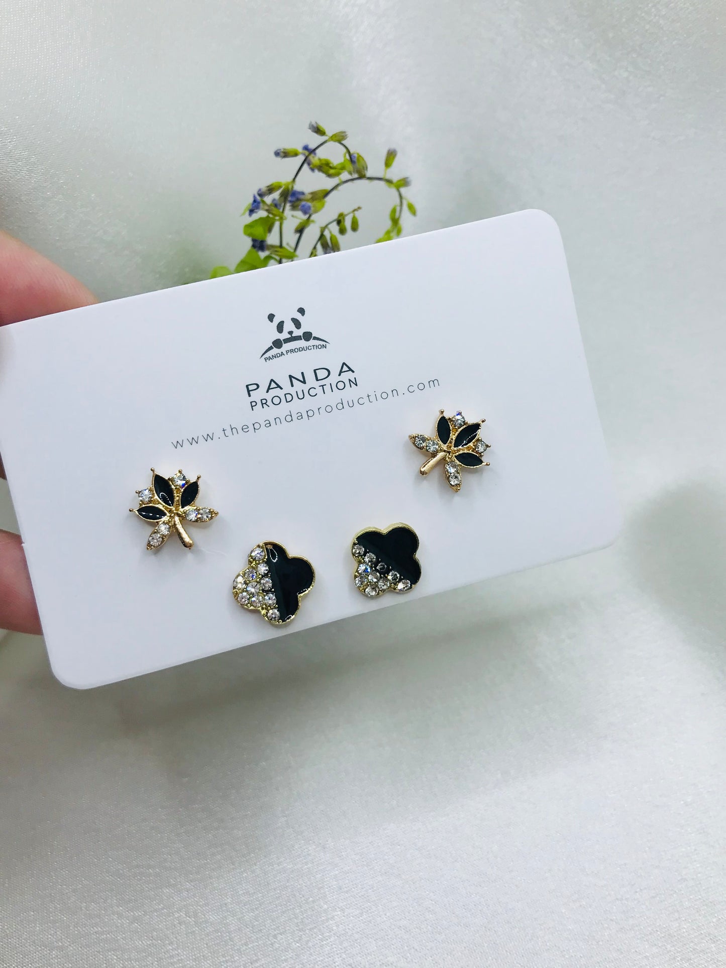 Mixed Shape Silver Studs