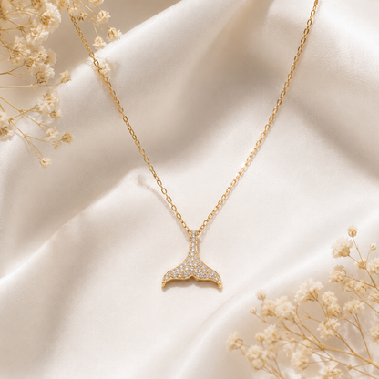 Rose Gold Fishtail Pendant