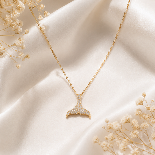 Rose Gold Fishtail Pendant