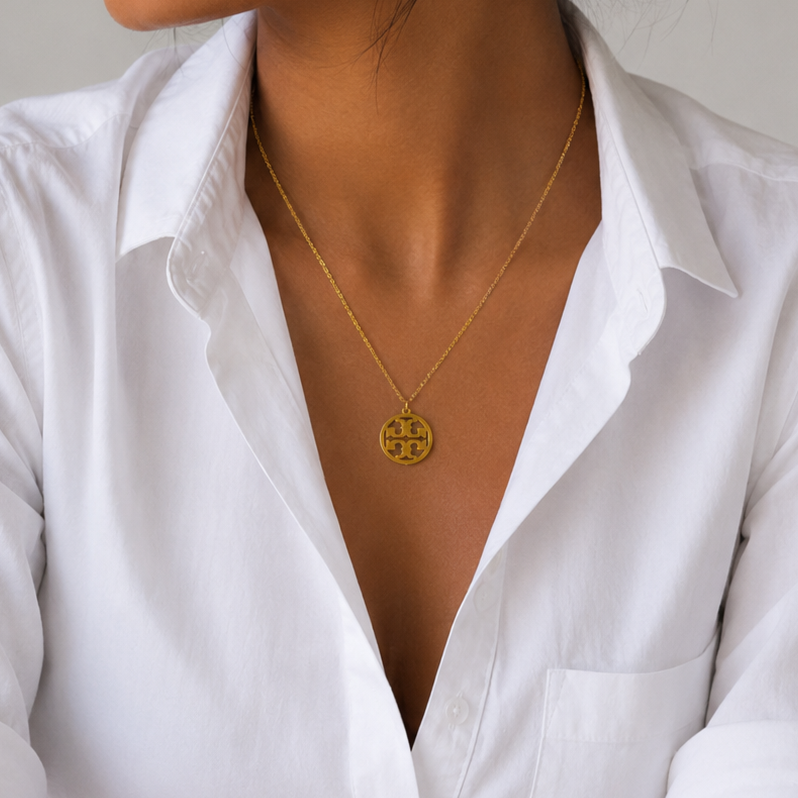 Royal Medallion Gold Necklace