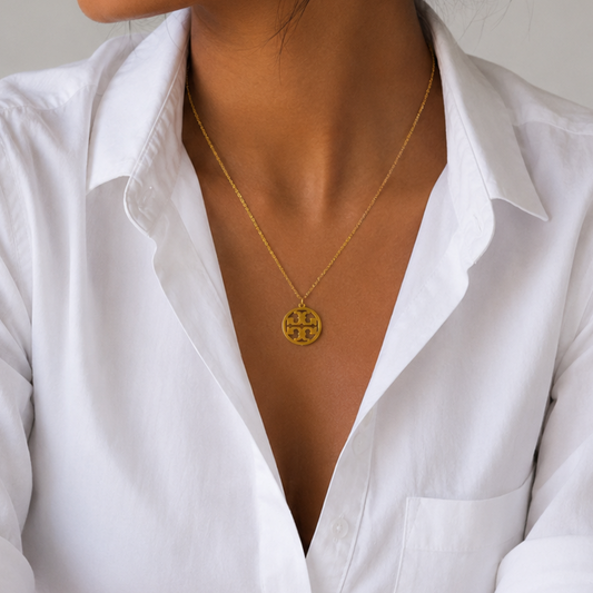 Royal Medallion Gold Necklace