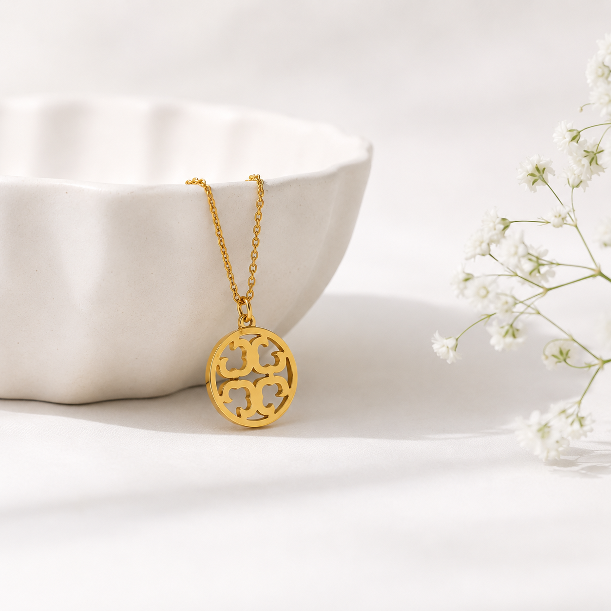 Royal Medallion Gold Necklace
