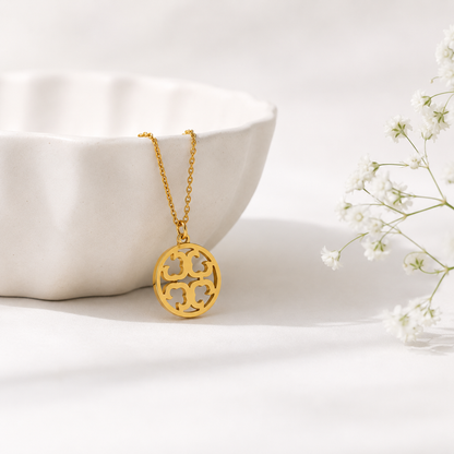 Royal Medallion Gold Necklace