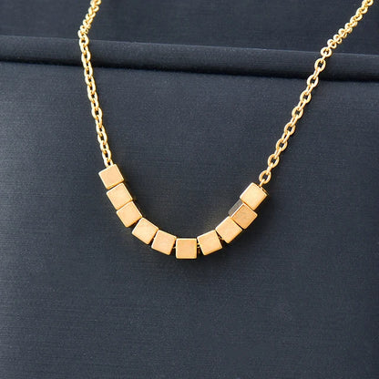 Cubic Square Charm Pendant
