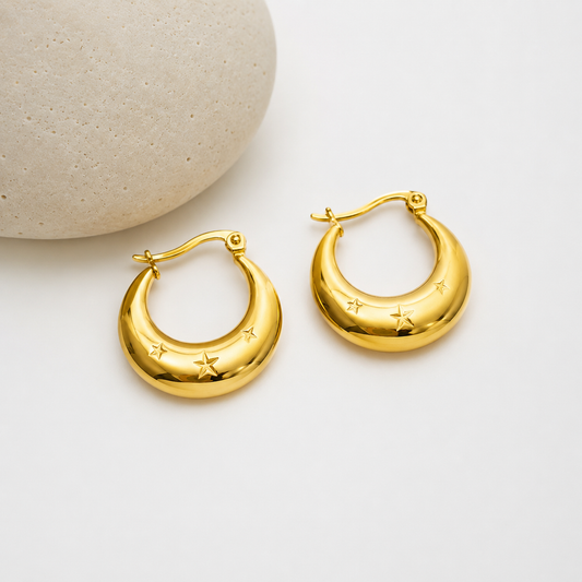 Star Embossed design Hoop