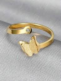Zircon Butterfly Rings